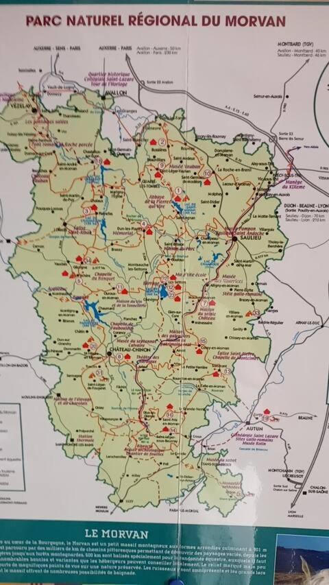 Appartement Dans Le Morvan 16 Min De L'Autoroute Beauvilliers  Kültér fotó